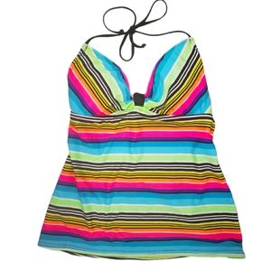 Striped Tankini Top